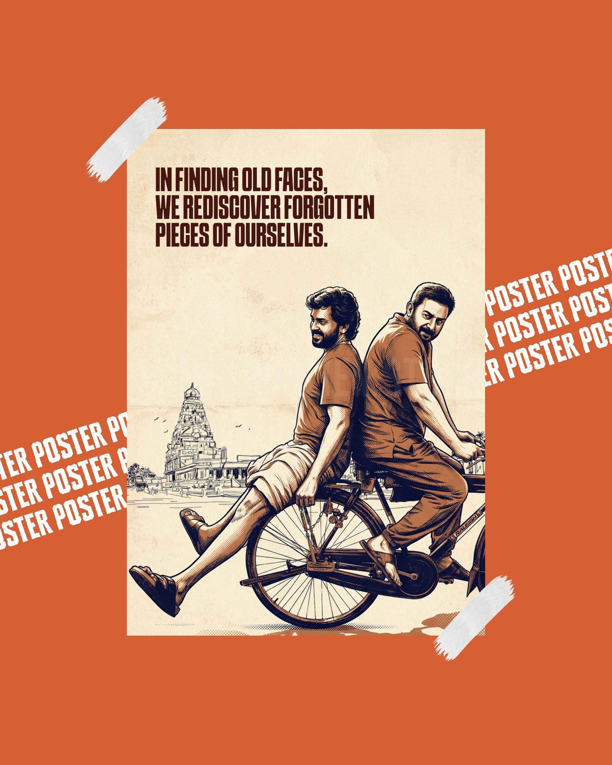 Meiyazhagan Quotes Karthi and Aravind swamy  - Poster