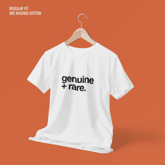 Genuine + Rare White T-Shirt