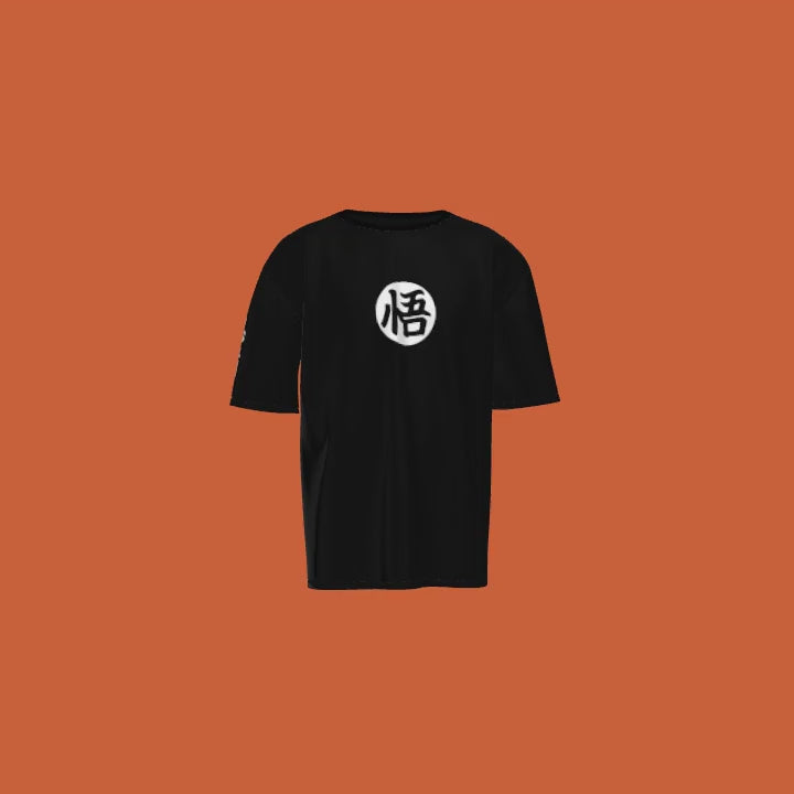GOKU Ninja Edition Oversized T-Shirt - Black